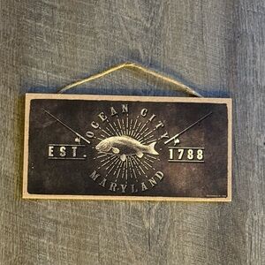 Ocean City Maryland wall plaque